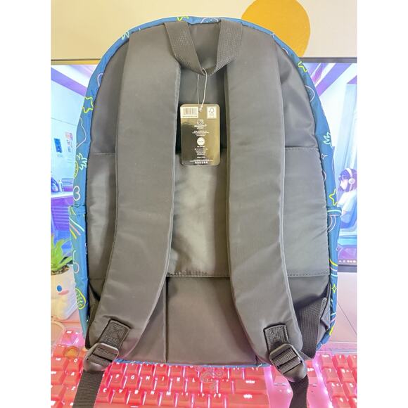Sanrio Hello Kitty Backpack Laptop Travel 2024 Blue Neon Rainbow Fruit Ice Cream main image 11